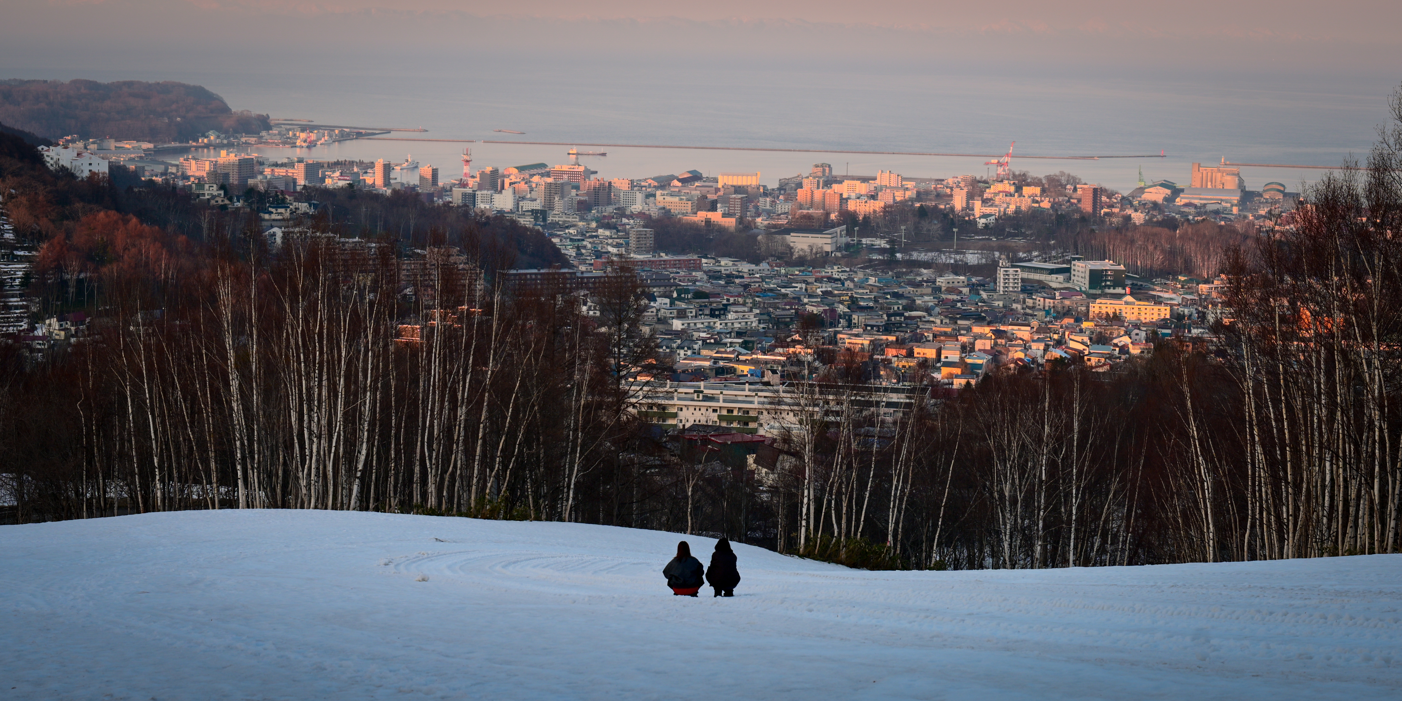 The Snow, the Town, the Sea, and the Distance Between Us,拍攝於日本・小樽